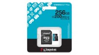 Kingston SDCG4-256GB 256GB microSDXC Canvas Go Plus Gen4 200MB-s A2 U3 V30 Card + ADP Hafıza Kartı