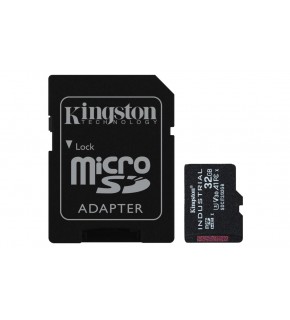 Kingston SDCIT2-32GB 32GB microSDHC Industrial C10 A1 pSLC Card + SD Adapter Hafıza Kartı
