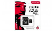 Kingston SDCIT2-32GB 32GB microSDHC Industrial C10 A1 pSLC Card + SD Adapter Hafıza Kartı