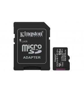 Kingston SDCIT2-64GB 64GB microSDXC Industrial C10 A1 pSLC Card + SD Adapter Hafıza Kartı