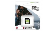 Kingston SDS2-256GB 256GB SDXC Canvas Select Plus 100R C10 UHS-I U3 V30 Hafıza Kartı