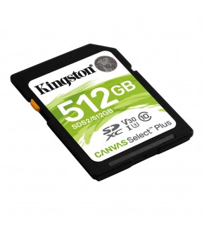 Kingston SDS2-512GB 512GB SDXC Canvas Select Plus 100R C10 UHS-I U3 V30 Hafıza Kartı