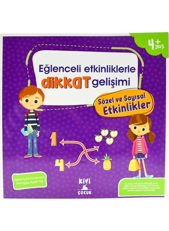 Kivi Çocuk Eğlenceli Etkinliklerle Dikkat Gelişimi Sözel Ve Sayısal Etkinlikler Kivi Çocuk Eğlenceli Etkinliklerle Dikkat Gelişimi Sözel Ve Sayısal Etkinlikler