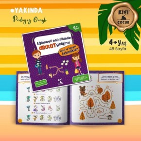 Kivi Çocuk Eğlenceli Etkinliklerle Dikkat Gelişimi Sözel Ve Sayısal  Etkinlikler