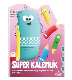 Kivi Çocuk Şekilli Kitaplar 3Lü Aktivite Süper Kalemlik