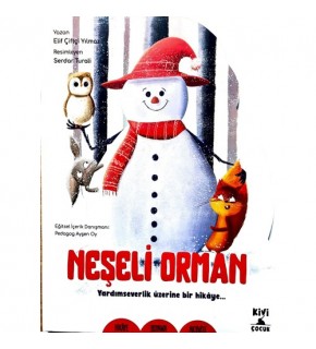 Kivi Çocuk Şekilli Kitaplar Neşeli Orman