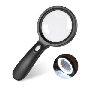 Kızaklı Büyüteç Işıklı Sa73