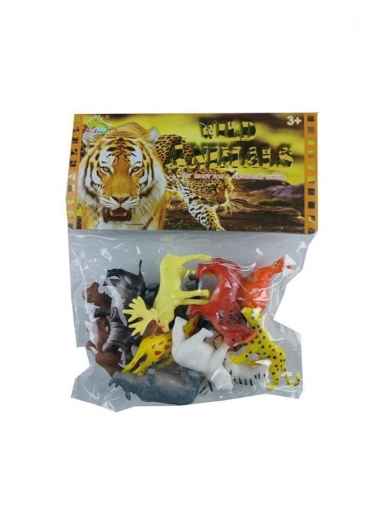 Kızılkaya Oyuncak Küçük Vahşi Hayvanlar 12 Li Sp4886