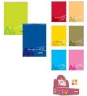 Klas Bloknot Spiralli Çizgili 40 Yaprak A4 (1 Adet)