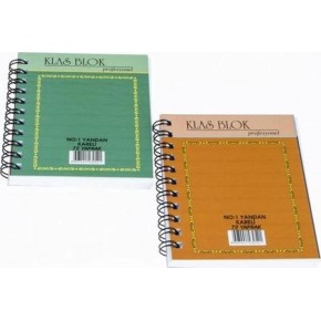 Klas Bloknot Spiralli Çizgili No:1 36 Yaprak (1 Adet)