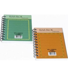 Klas Bloknot Spiralli Çizgili No:1 36 Yaprak (1 Adet)