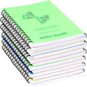 Klas Bloknot Spiralli Plastik Kapak Çizgili 72 Yaprak A6 (1 Adet)