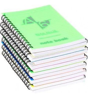 Klas Bloknot Spiralli Plastik Kapak Çizgili 72 Yaprak A6 (1 Adet)