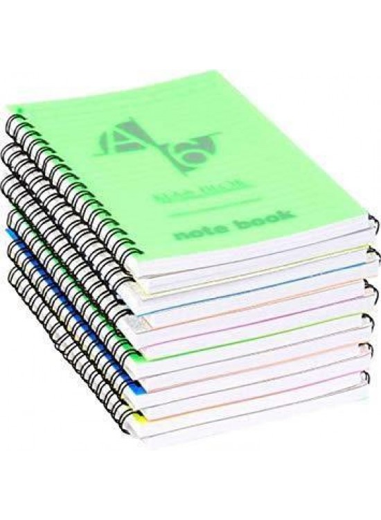 Klas Bloknot Spiralli Plastik Kapak Çizgili 72 Yaprak A6 (1 Adet)