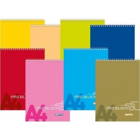 Klas Bloknot Spiralli Plastik Kapak Çizgili No:2 60 Yaprak (1 Adet)