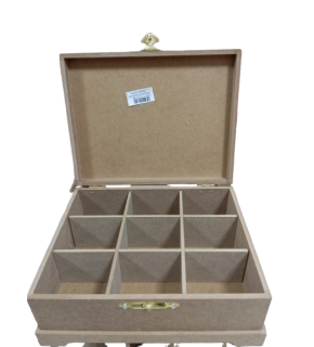 Klipsli Bölmeli Kutu Dikdörtgen 25x20cm