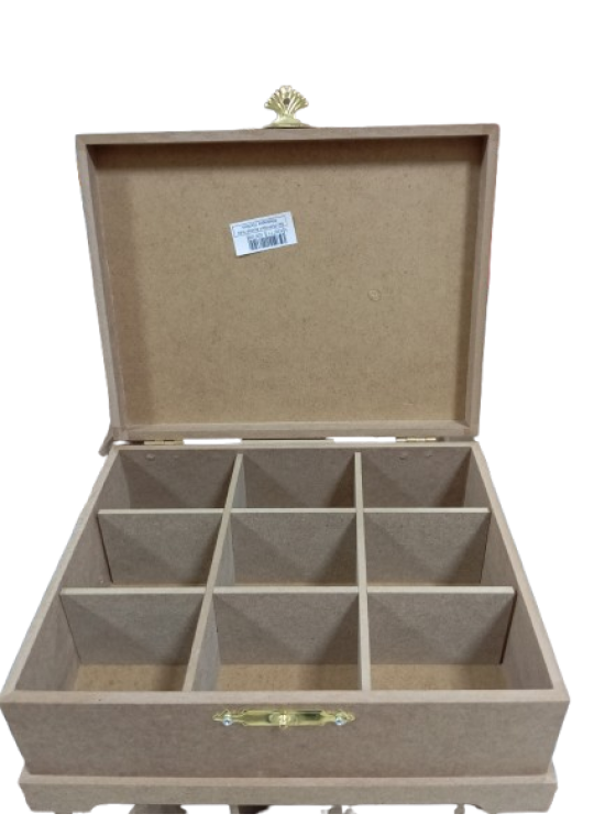 Klipsli Bölmeli Kutu Dikdörtgen 25x20cm