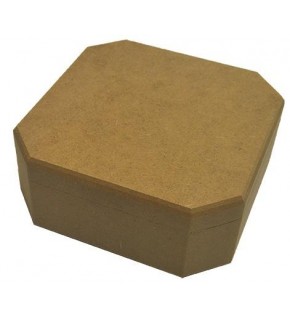 Klipsli Bölmeli Kutu Sekizgen 26x26cm