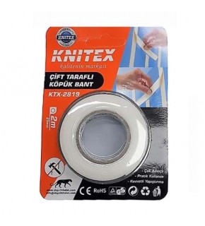 Knıtex Çift Taraflı Köpük Bant 25Mmx2M Ktx-2819