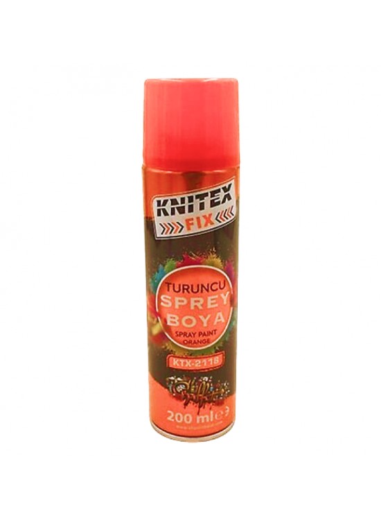 Knitex Sprey Boya Turuncu 200Ml Ktx-2118