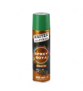 Knitex Sprey Boya Yeşil 200Ml Ktx-2118