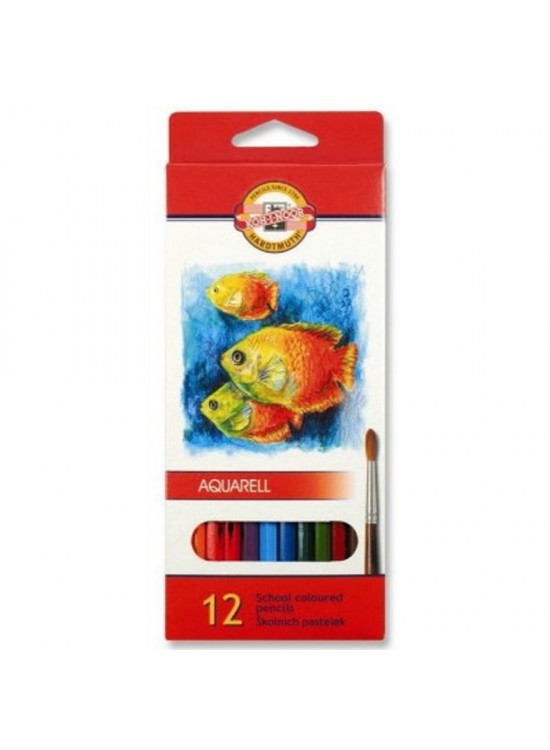 Koh-I Noor Aquarelle Sulu Boya Kalem Seti 12 Renk