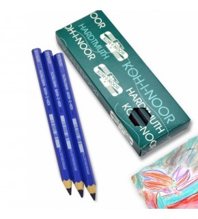 Koh-I Noor Jumbo ColouRed Pencil 3370 Dark Mavi (1 Adet)