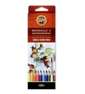 Koh-I Noor Mondeluz Sulu Boya Kalemi 18 Renk Set