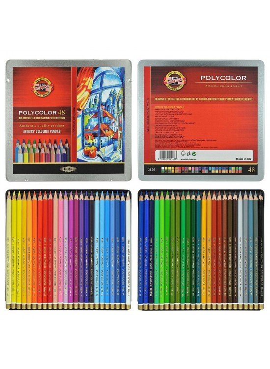 Koh-I Noor Polycolor Kuru Boya Kalemi 48 Renk Set