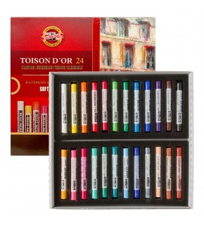 Koh-I Noor Set Extra Soft Dry Chalks 8554 24