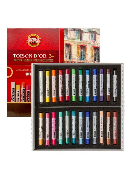 Koh-I Noor Set Extra Soft Dry Chalks 8554 24