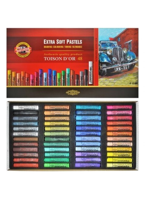 Koh-I Noor Set Extra Soft Dry Chalks 8556 48