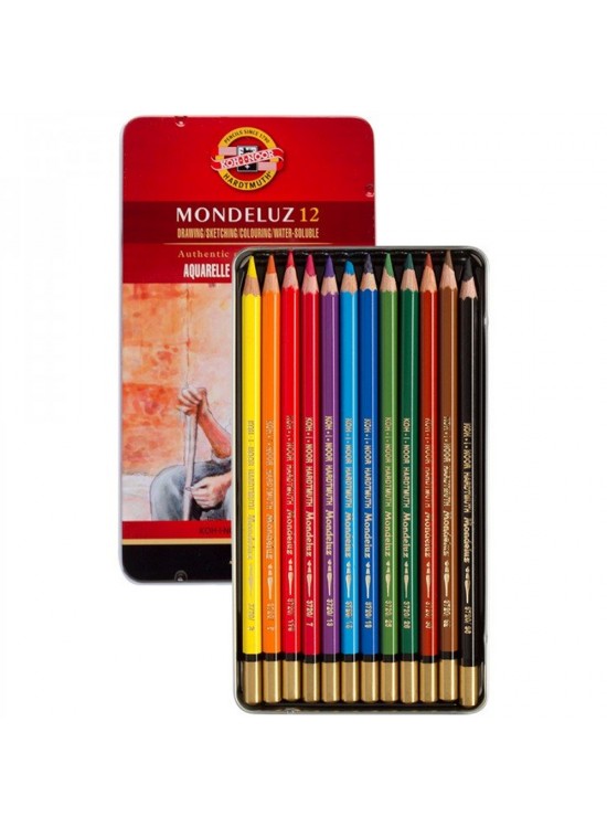 Koh-I Noor Set Of Aquarell ColouRed Pencils 3722 12