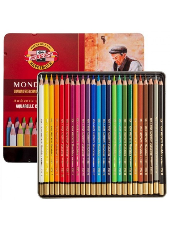 Koh-I Noor Set Of Aquarell ColouRed Pencils 3724 24