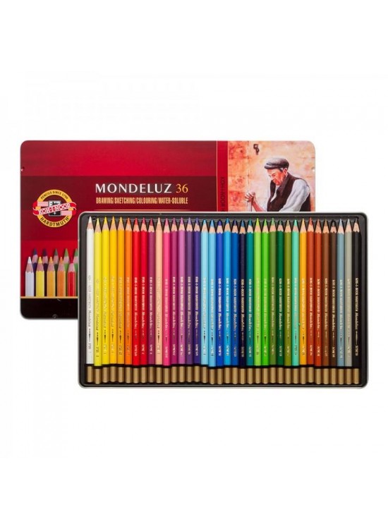 Koh-I Noor Set Of Aquarell ColouRed Pencils 3725 36