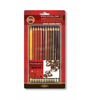 Koh-I Noor Set of artist´s colouRed pencils 3822 12
