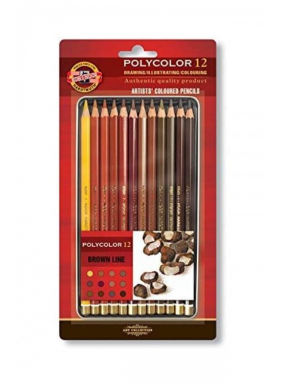 Koh-I Noor Set of artist´s colouRed pencils 3822 12