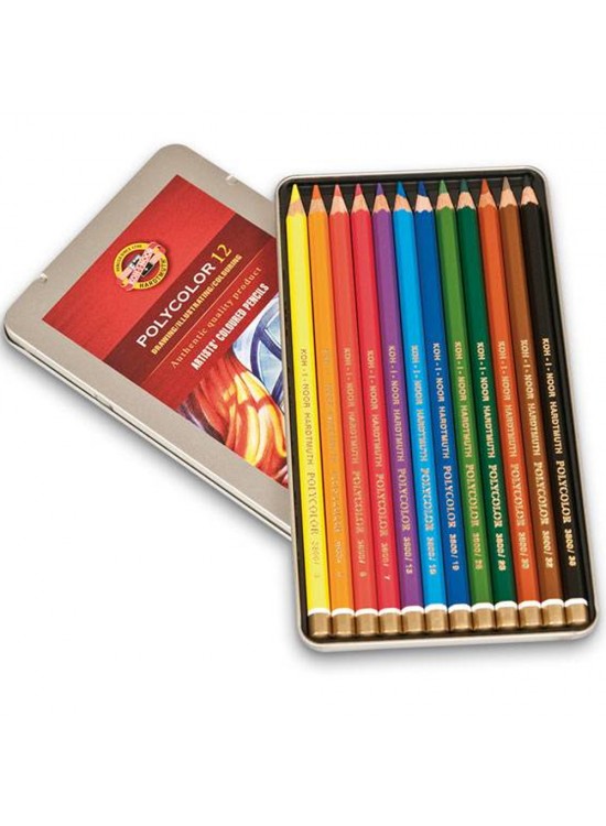 Koh-I Noor Set Of Artist´S ColouRed Pencils 3822 12
