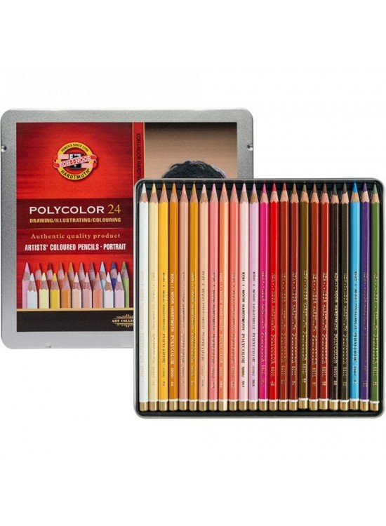 Koh-I Noor Set Of Artist´S ColouRed Pencils 3824 24