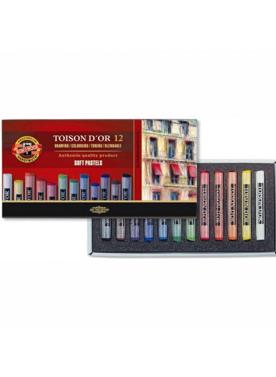 Koh-I Noor Set Of Artist´s Dry Chalks 8512 12