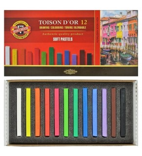 Koh-I Noor Set Of Artist´S Dry Chalks Carre 8582 12
