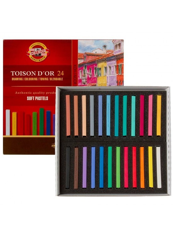 Koh-I Noor Set Of Artist´s Dry Chalks Carre 8584 24