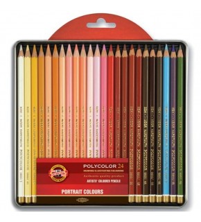 Koh-I Noor Set Of Artists ColouRed Penci 3824 24 Por