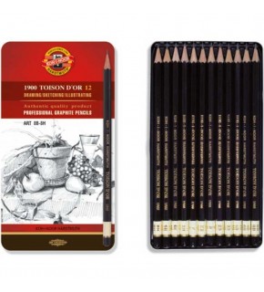 Koh-I Noor Set Of Gaphite Pencils 1902 12