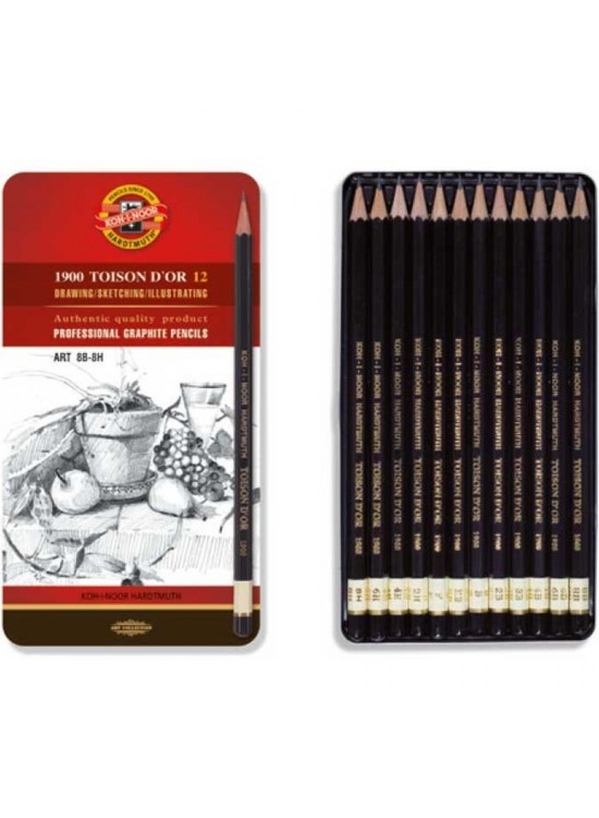 Koh-I Noor Set Of Gaphite Pencils 1902 12