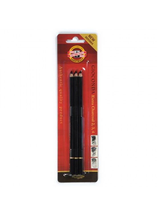 Koh-i Noor Siyah Charcoal Pencils 3 Pcs 8811 Koh-i Noor Siyah Charcoal Pencils 3 Pcs 8811