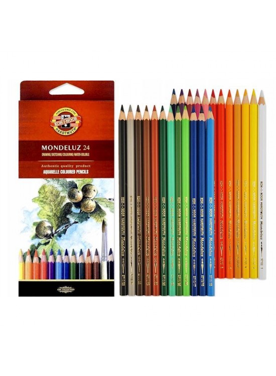 Koh-I Noor Sulandırılabilir Boya Kalem Seti 3718 24