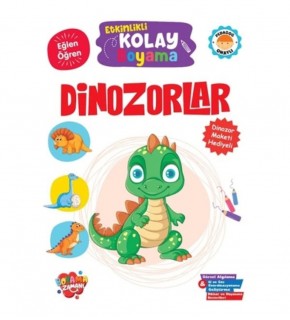Kolon Etkinlik Kolay Boyama Kitabı Dinozorlar