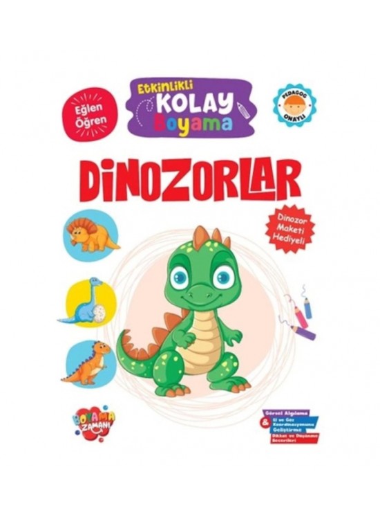 Kolon Etkinlik Kolay Boyama Kitabı Dinozorlar Kolon Etkinlik Kolay Boyama Kitabı Dinozorlar