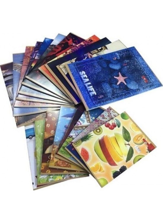 Komeks Spiralli Defter Plastik Kapak Kareli 96 Yaprak A4 96/4 SA4 (1 Adet)